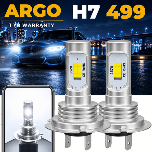 Led headlight bulb kit - 2x,