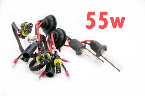 Pair 55w xenon hid - h1, bulbs